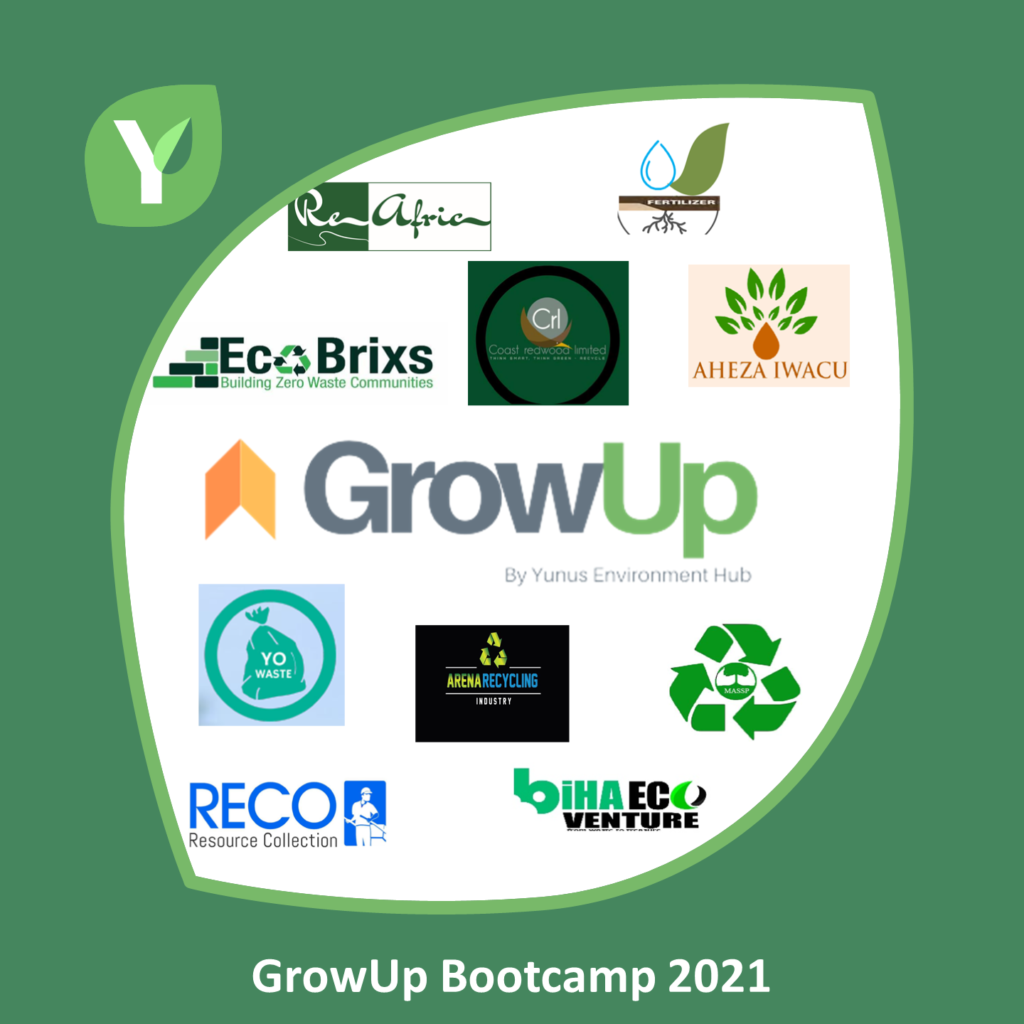 GrowUp Bootcamp finalists